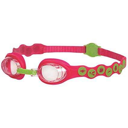 Speedo Sea Squad Girls Spot Swimming Goggle One Size Pink/Green