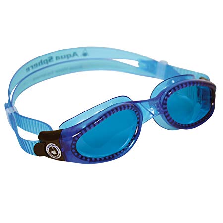 Aqua Sphere Kaiman Small-Fit Swim Goggle (Blue/Blue)