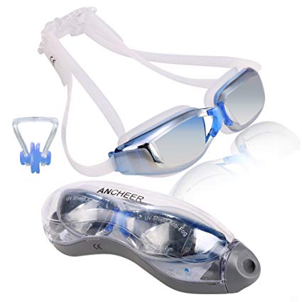 Kindsells Anti-Fog Underwater Swimming Glasses UV Shield Goggle for Unisex Adult (US STOCK)