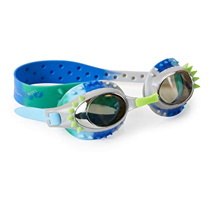 Spiked Swimming Goggles For Kids by Bling2O - Anti Fog, No Leak, Non Slip and UV Protection - Fun Water Accessory Includes Hard Case