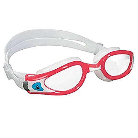 Aqua Sphere Kaiman Exo Ladies Swimming Goggles - Red/White - Clear Lens