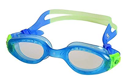 Champion C9 Goggles - Kids Blue & Green - UV Block Anti-Fog - 180 Degree Vision