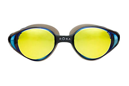 ROKA X1 Anti-Fog Low-Drag Large Swim Goggles for Men and Women