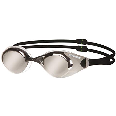 SPEEDO Aquapulse Mirror Goggles, Black/Smoke