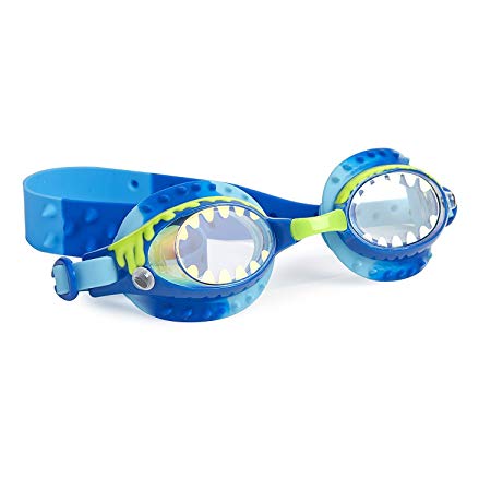 Slime Swimming Goggles For Kids by Bling2O - Anti Fog, No Leak, Non Slip and UV Protection - Fun Water Accessory Includes Hard Case