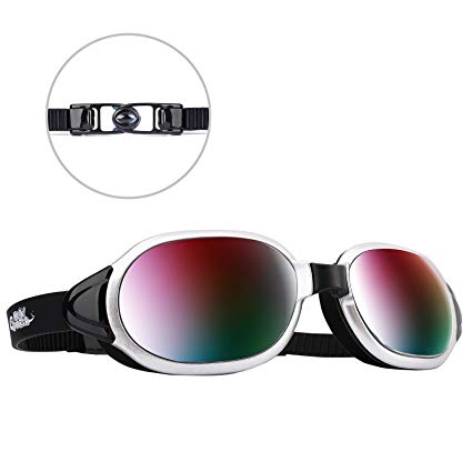 HeySplash Swim Goggles, Anti-fog & UV Protection, Silicone Seal Diving Glasses for Adult Men Women