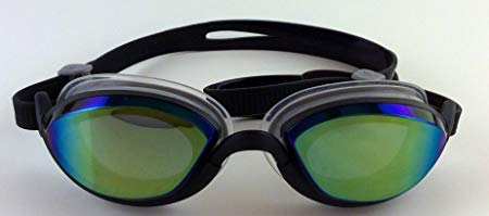 Snake & Pig Basilisk Swimming Goggles, Comfortable Fit for Adult Men Women Youth Kids Children (Black)