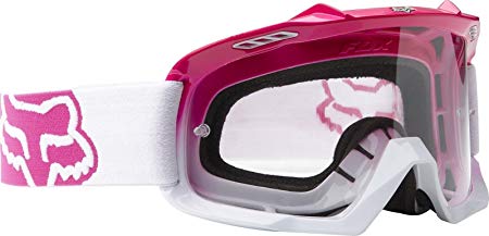 2015 Fox Racing ADULT Goggle AIRSPC Clear Lens Solid Pink/White #06333-902-OS