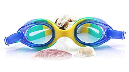 Superhappy High Definition Kids Anti-fog Multicolor Swimming Goggles with Electroplating Lens