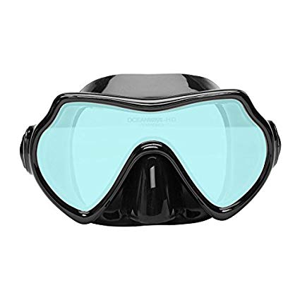 Oceanways Superview - AccuColor w/Anti-Fog Scuba/Spearfishing Dive Mask (OMA836BS)