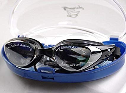 TTYY Swimming Goggles Outdoor HD Anti-fog Comfortable Waterproof Anti-UV Myopia 200-800 Degrees