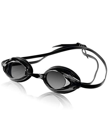 Speedo Unisex Vanquisher Optical Goggle Black/Smoke -3.5