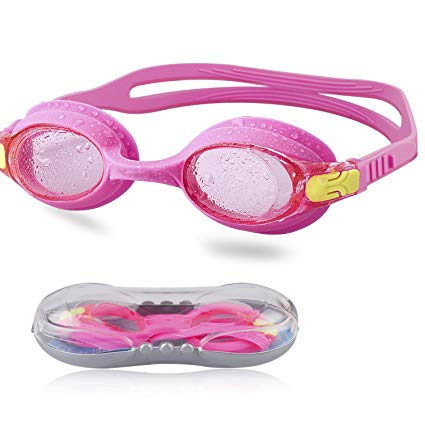 HiCool Anti-Fog Swim Goggle for Kids and Early Teens